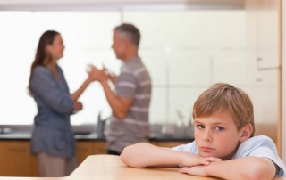 hijos en el divorcio